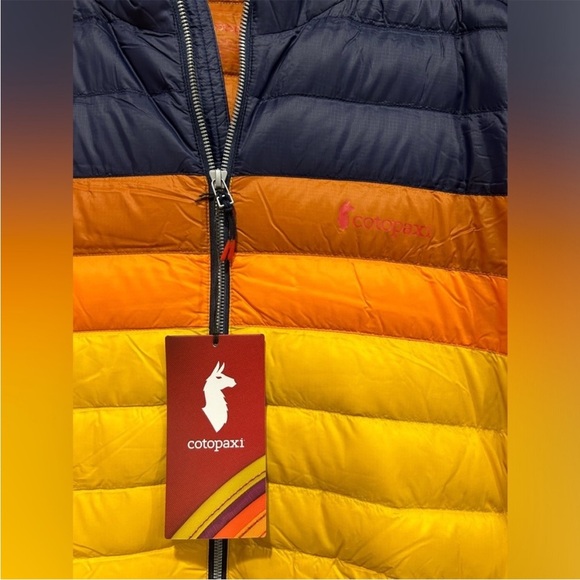 Cotopaxi Men’s XXL Fuego Hooded Down Puffer Jacket Blue Maritime Sunset NWT - Picture 5 of 14